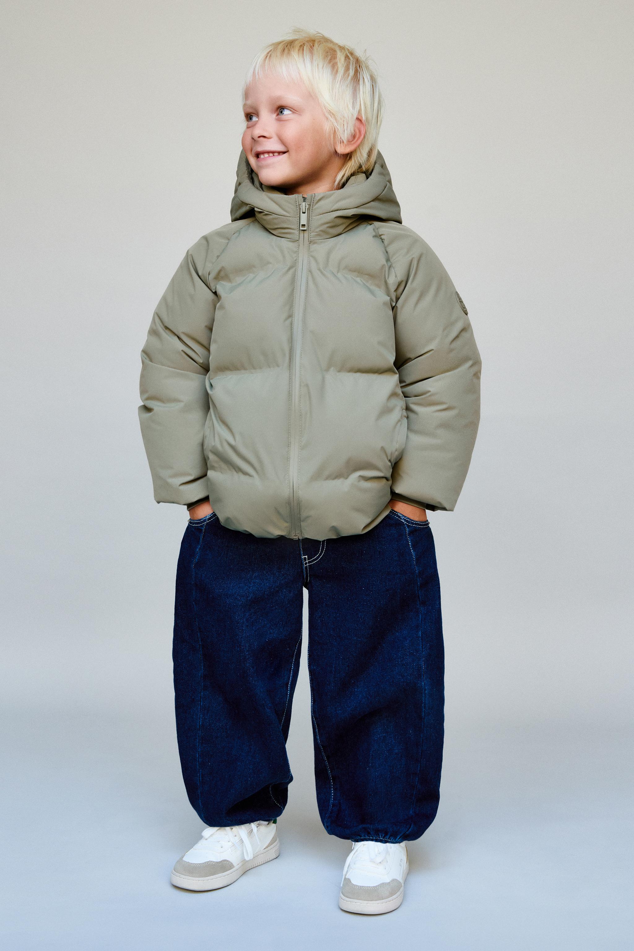 WATER REPELLENT HOODED PUFFER COAT